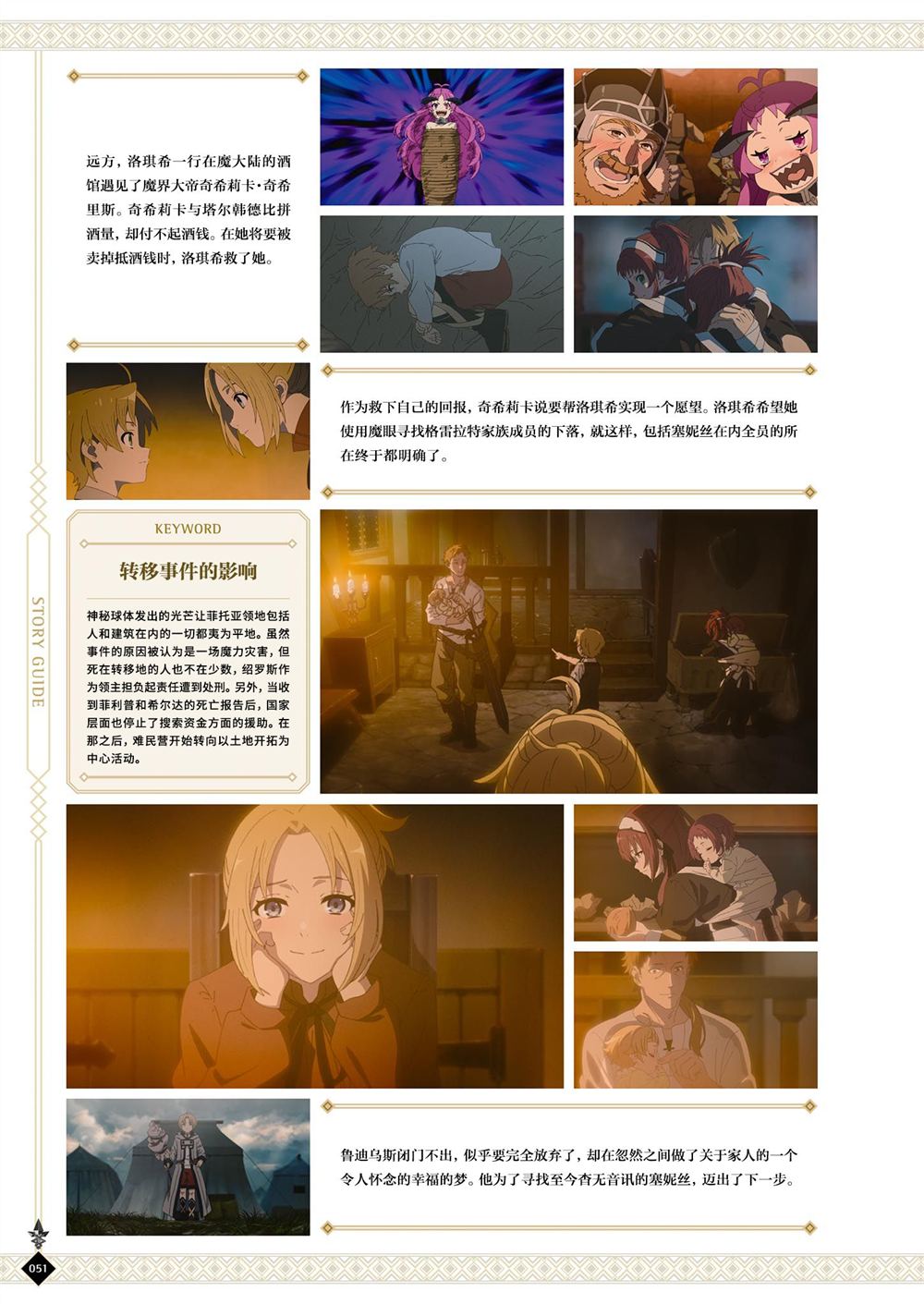 动画 无职转生~到了异世界就拿出真本事~完全设定资料集 第1卷 第53页